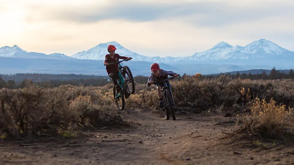mountain biking at mt. bachelor