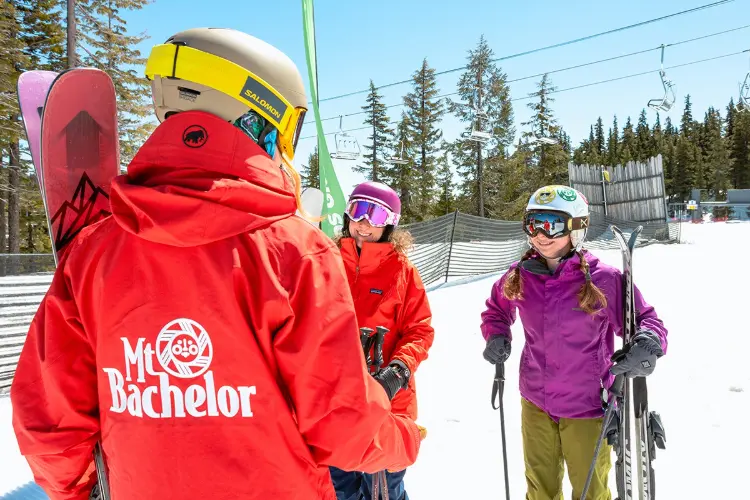 Ski Lesson at Mt. Bachelor near Bend, Oregon