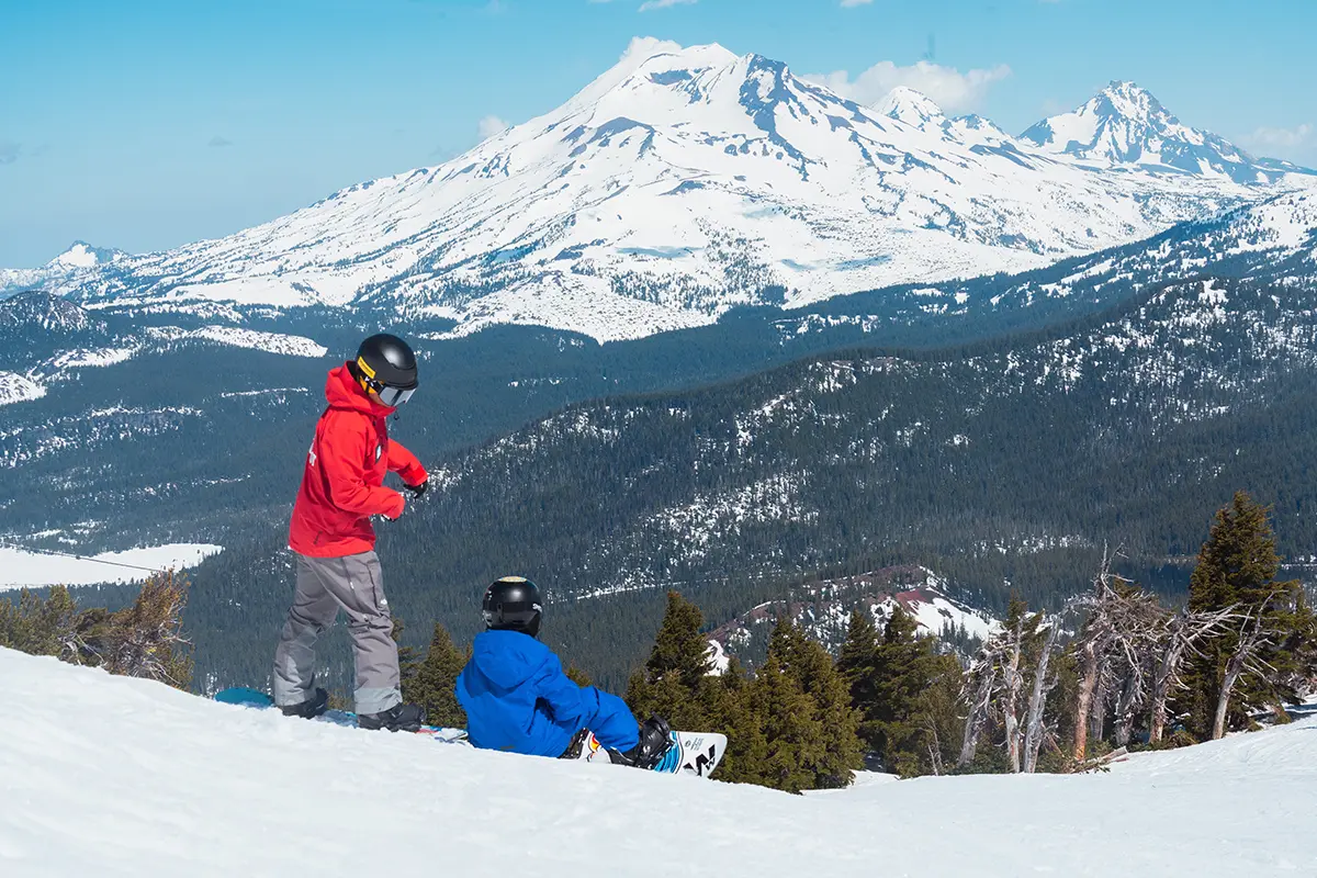 Private lesson with a view at Mt. Bachelor