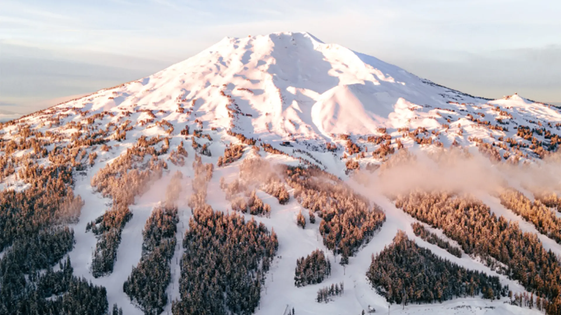 Snowy Mt. Bachelor