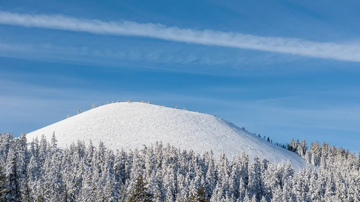 View of the Cone at Mt. Bachelor