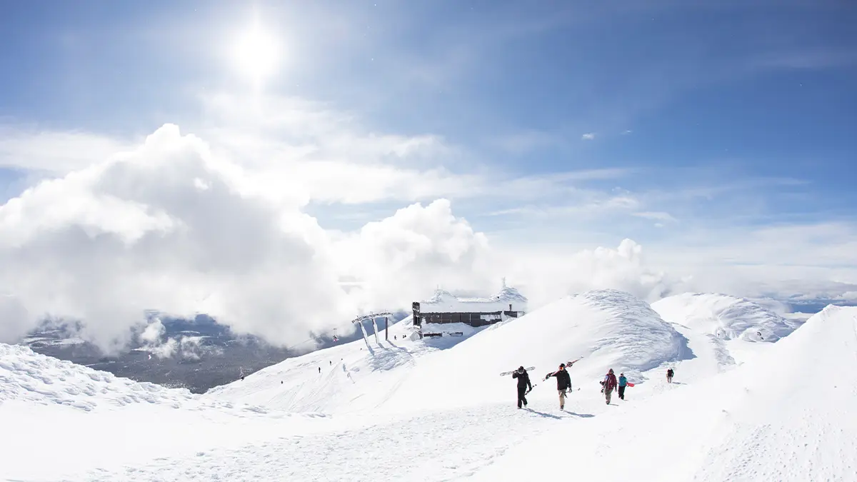 Hiking to the Summit of Mt. Bachelor
