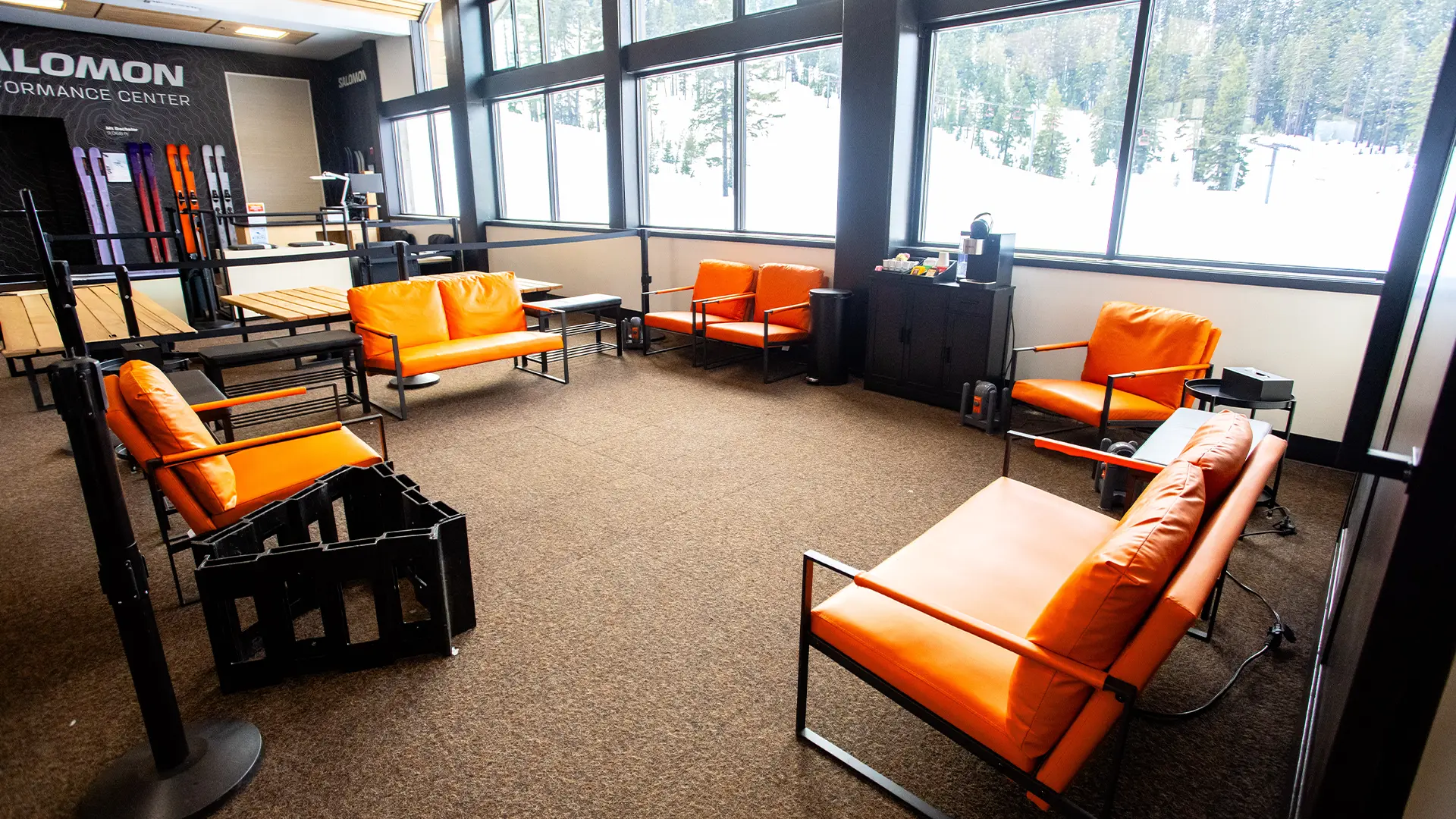 Ski and Snowboard Valet Lounge