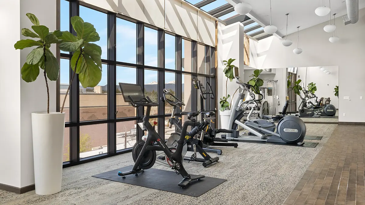 Fitness Center at the Oxford Hotel in Downtown Bend, OR