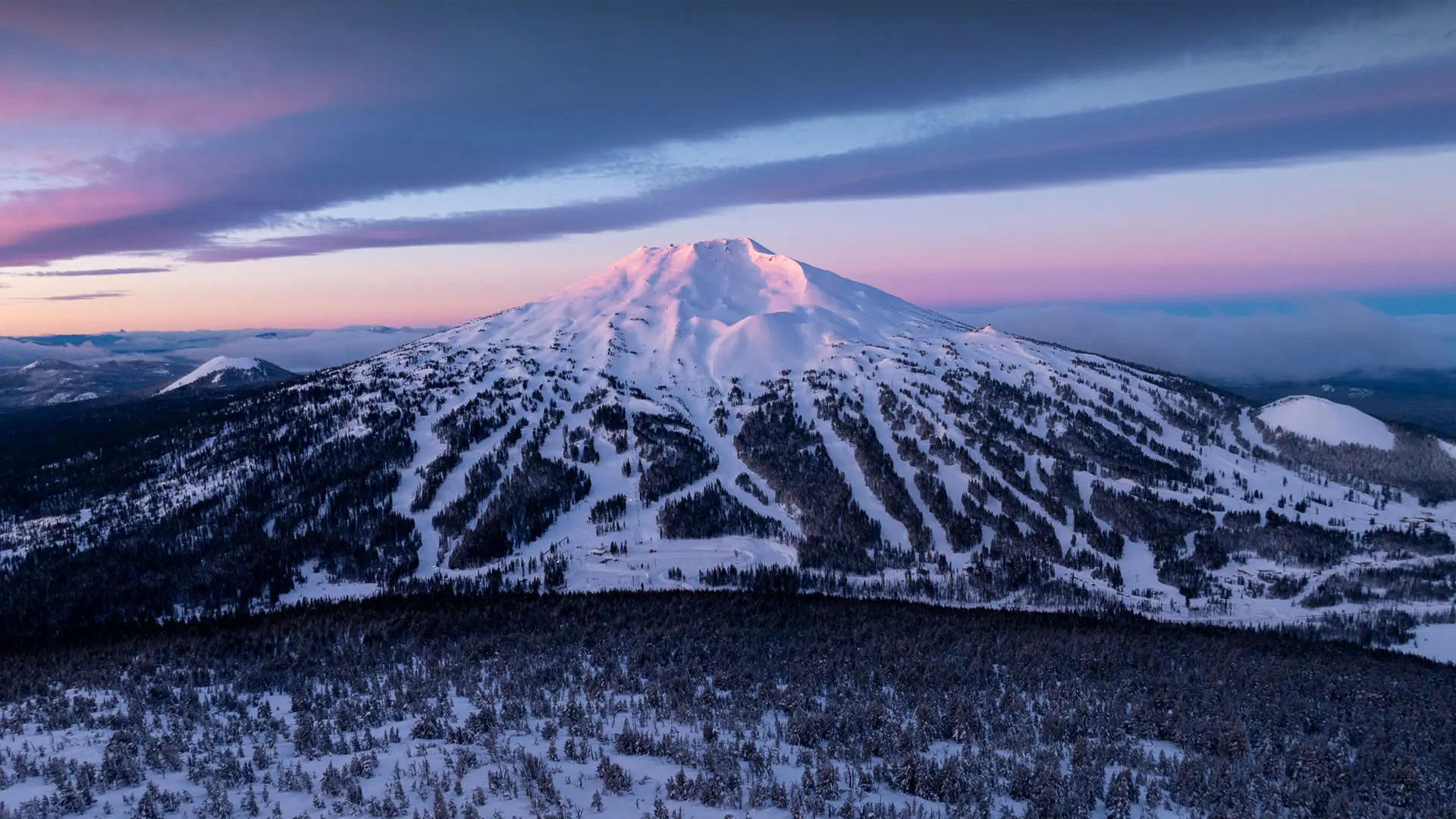 Scenic Shot of Mt. Bachelor