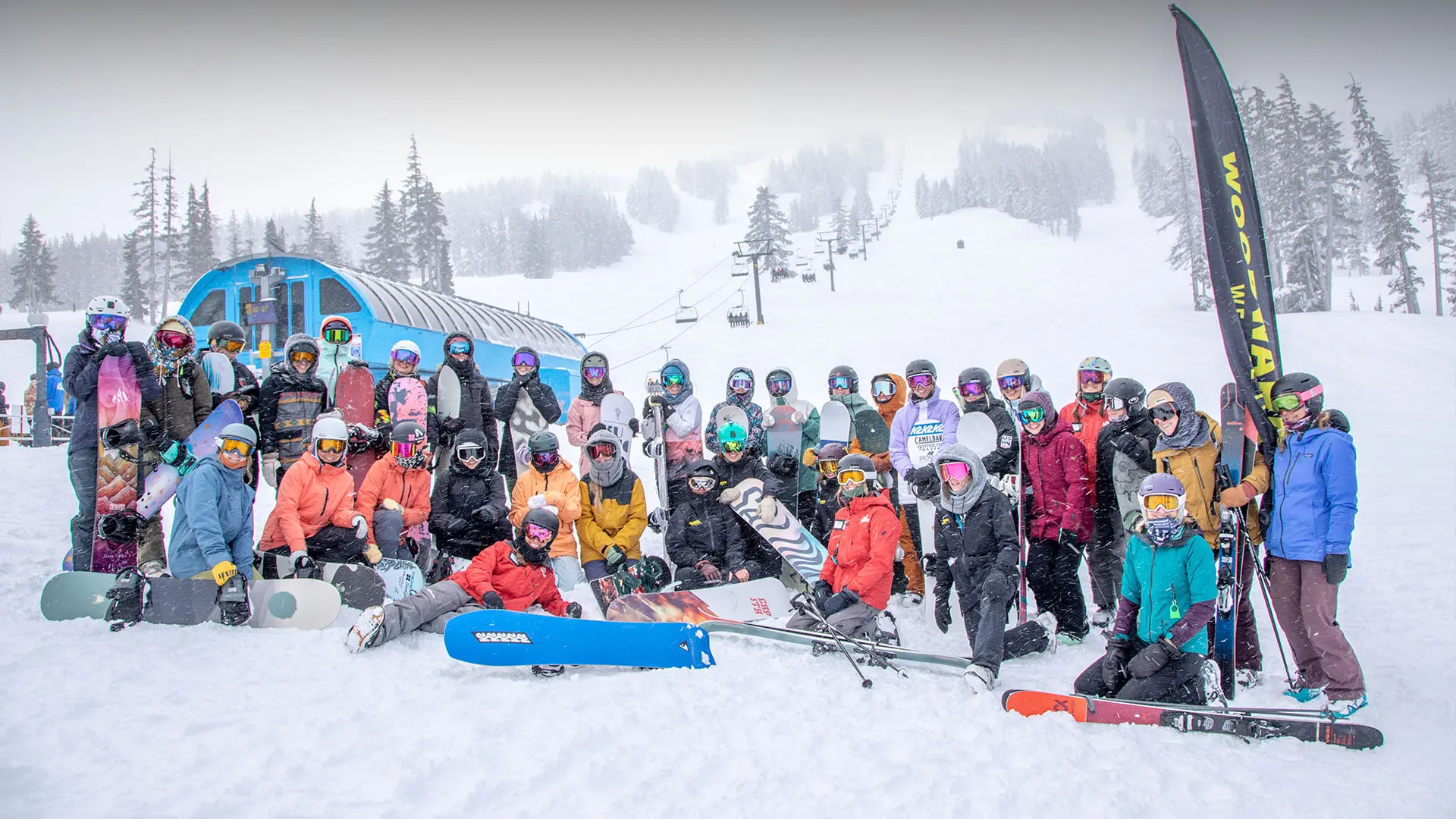 Group Riding at Mt. Bachelor