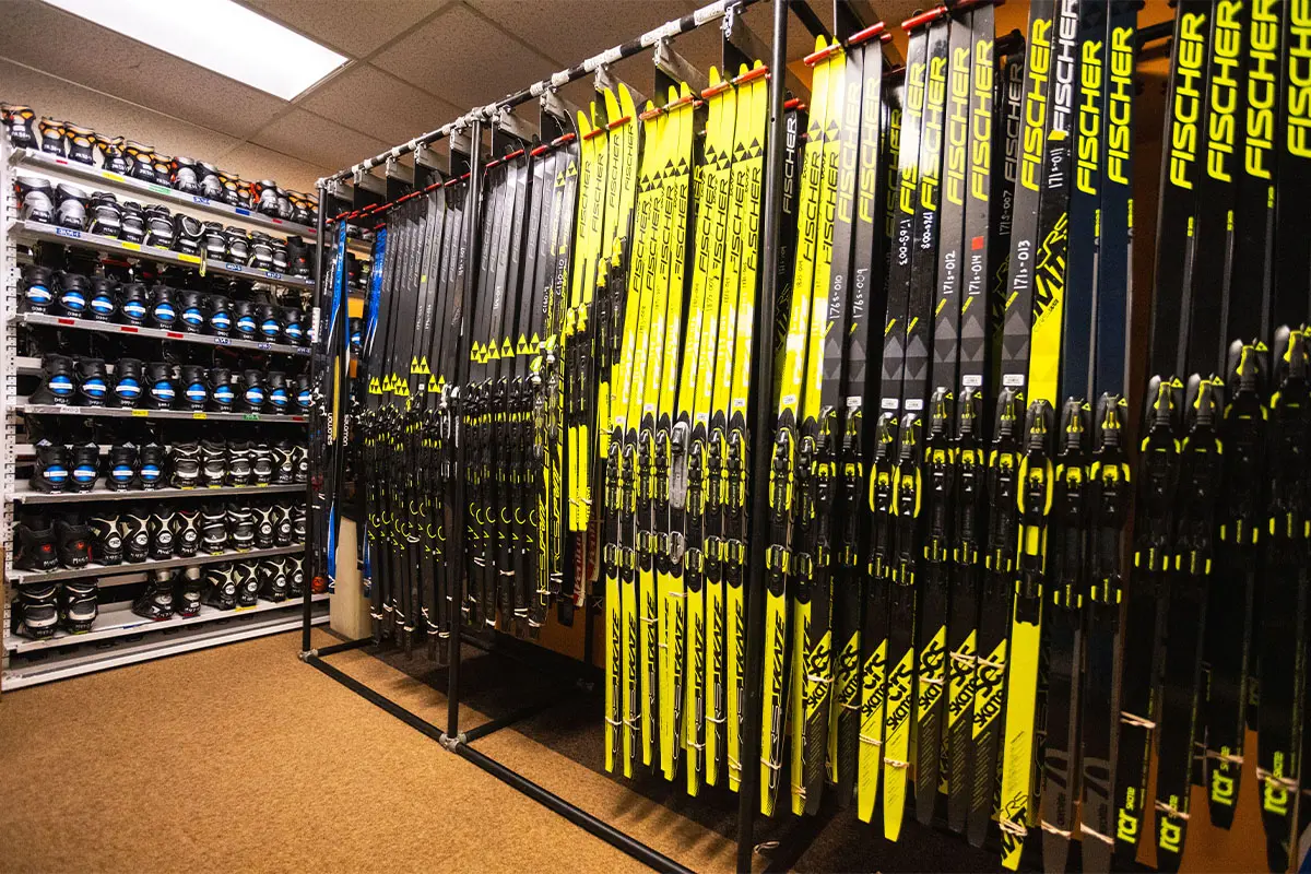 Nordic ski rentals at Mt. Bachelor