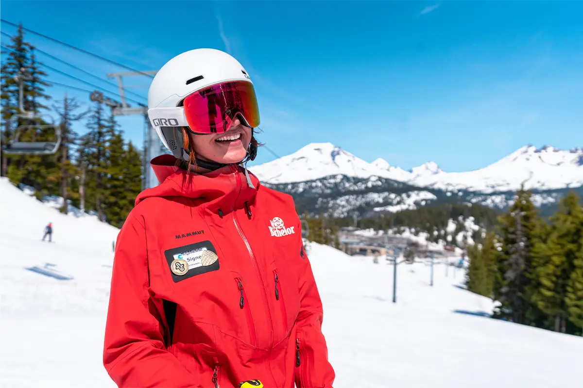 Snowboard instructor at Mt. Bachelor