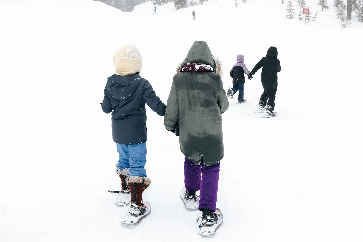 Snowshoe rentals at Mt. Bachelor