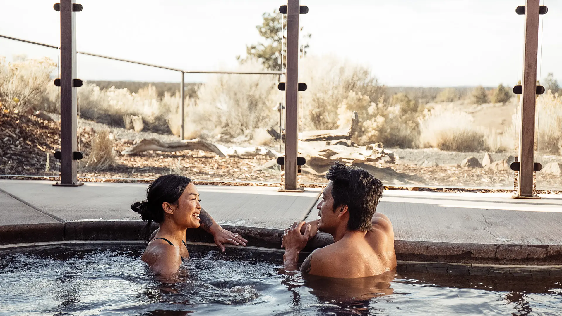 Heated pool at Brasada Ranch