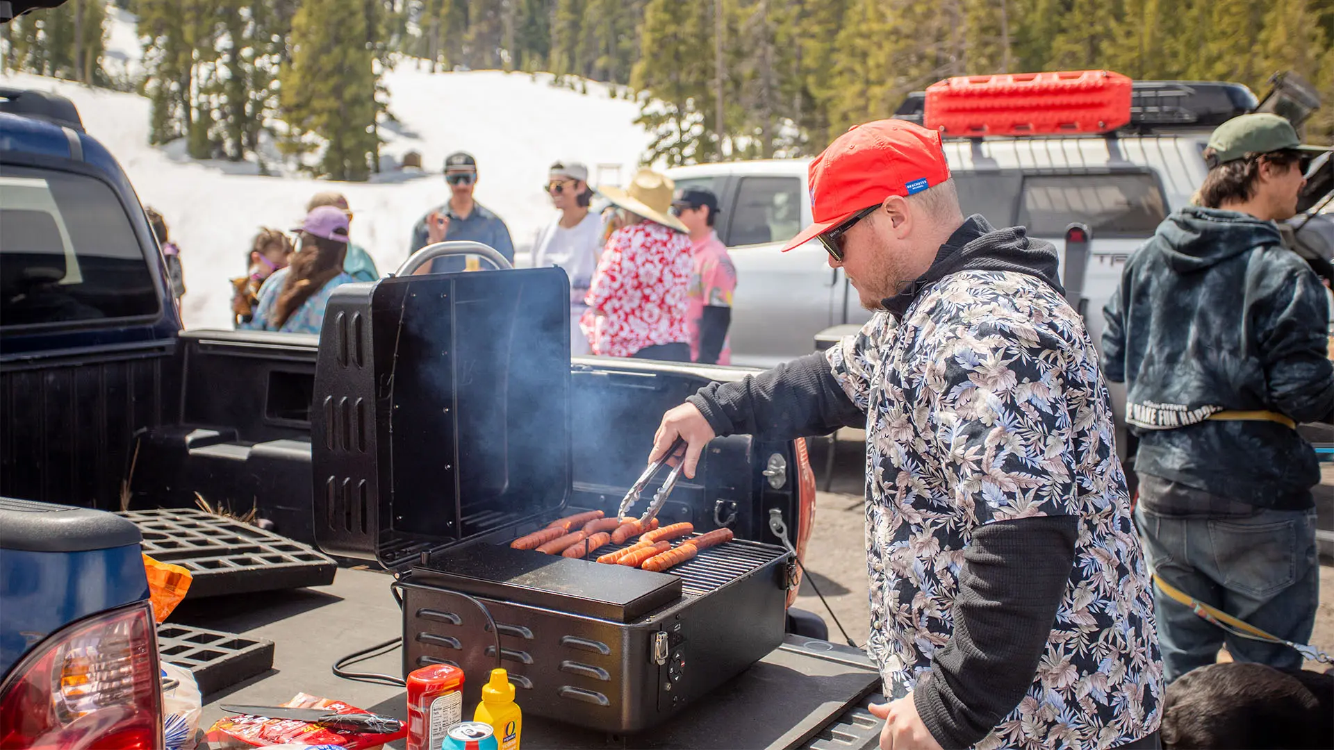 Spring tailgating at Mt. Bachelor