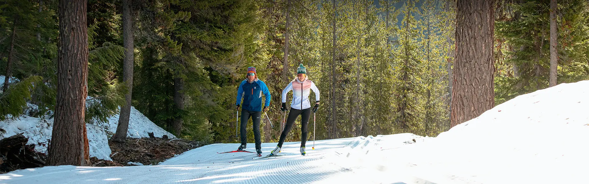 Skiing on Mt. Bachelor Nordic trails.
