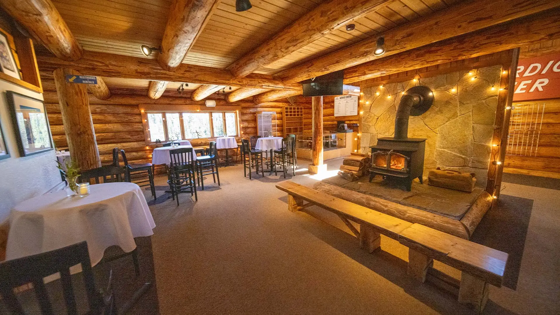 Reserve the Nordic Lodge for parties, meetings, and more!